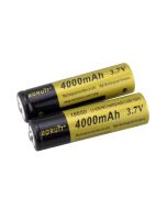 BORUIT 4000mAh 18650 3.7V Rechargeable Li-ion Battery(2-Pcs) 