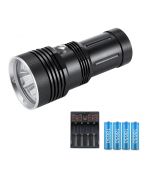7000 lumens 3*70.2 200M underwater LED diving flashlight used for outdoor sports fishing