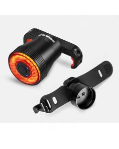 Lightmalls Q5 double bracket bicycle tail light IPx6 intelligent automatic brake sensor light