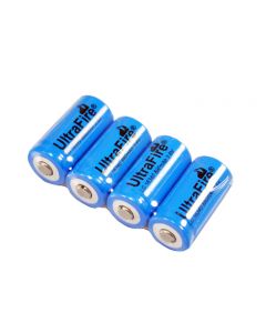 UltraFire LC 16340 880mAh 3.7V Rechargeable Li-ion Battery(4-Pack)