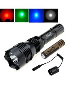 UniqueFire HS-802 Cree XPE Long range Led Flashlight with 1*18650+Remote Control Switch