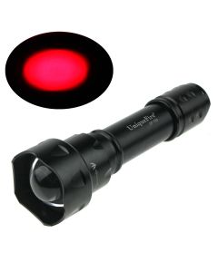 UniqueFire UF-T20 Adjustable 1 Mode Zoom Red Light Flashlight Torch(1*18650,Not include)