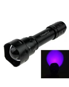 Uniquefire UF-T20 2 LED UV 395nm 5W 1 Mode LED Zoomable Flashlight Torch