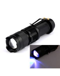 Sipik SK68 UV-365nm 1-Mode LED Flashlight Torch(1xAA/1x14500)