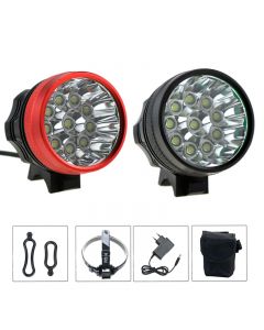 10xCREE XM-L T6 LED Front Bicycle Light Lamp & Headlamp 20000 Lumen 3 Modes Bike Lights + 8.4V 8800mAh Battery Pack Sets