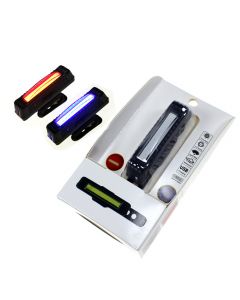 2 in 1 red/blue light USB Rechargeable Bike Lights Warning Light LED Bicycle USB Charging Taillight