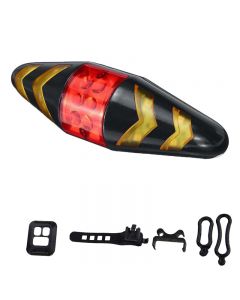 Outdoor bicycle taillight turn signal with wireless remote control bicycle accessories