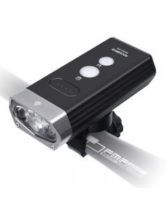 ROCKBROS 1800 Lumens LED Bike Light IPX-6 Waterproof USB Rechargeable Bike Light