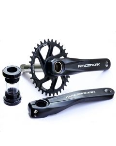 RACEWORK 170mm GXP36T 3/6 degree mountain bike left and right crank hollow sprocket with axis