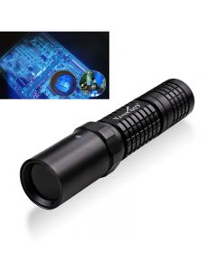Tank007 L03C LED UV365nm 5W LED purple light Flashlight for Trademark Counterfeiting Appreciation Amber,with 18650 Battery
